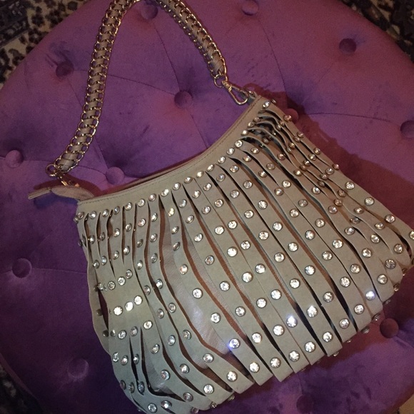 Crystal Rhinestone Purse - Picture 2 of 7